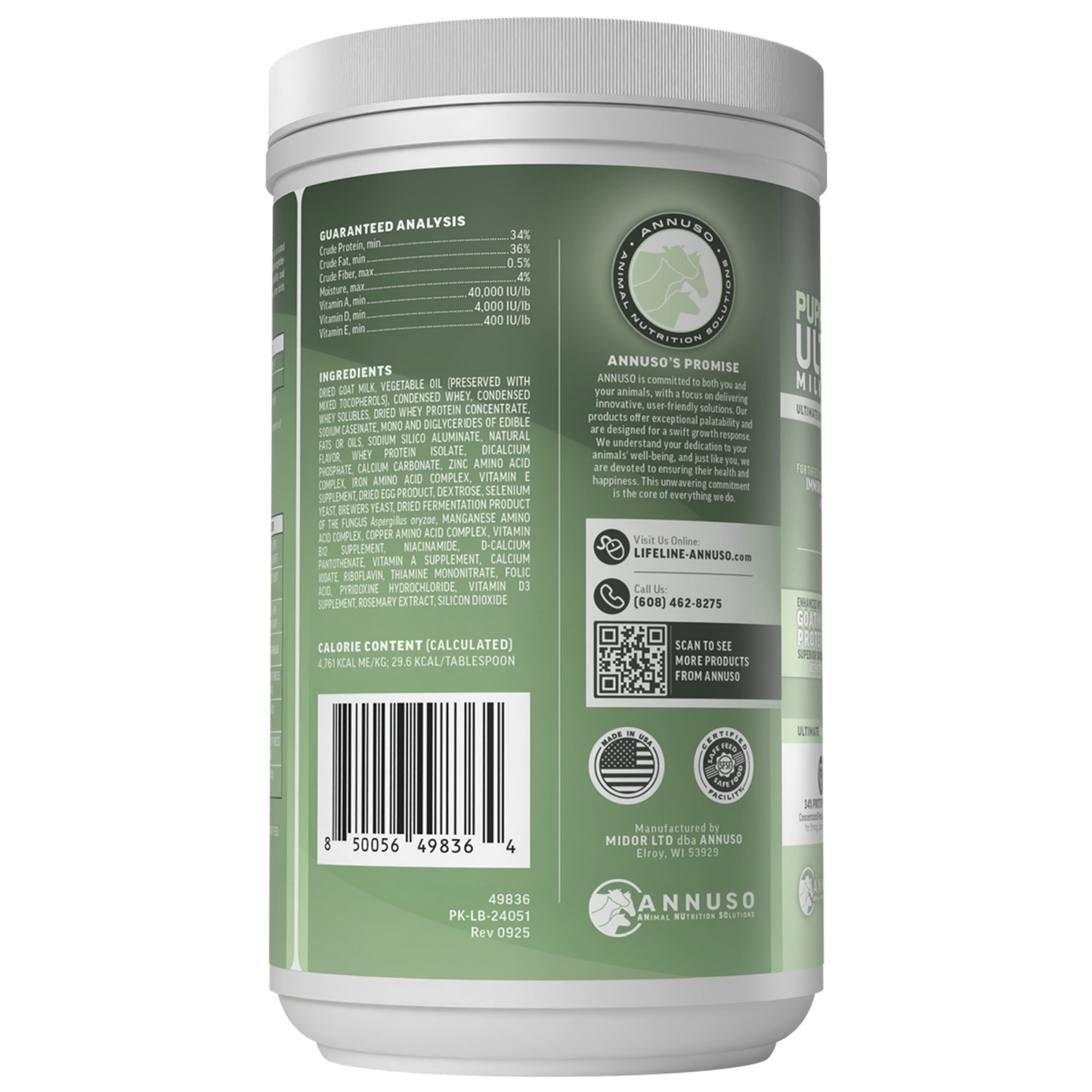 Annuso Ultimate Puppy Milk Replacer