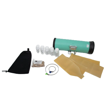 Complete Colorado A.V. System,"Black case with bottles, tubing, gloves, and green tube kit"