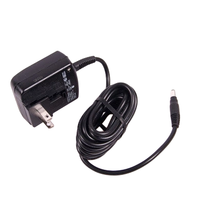 Flexineb® Battery and Charger System,"Black wall charger with attached power cord"