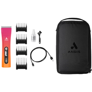 Proclip 5-In-1 Sunset Clipper With FREE 4oz Clipper Oil By Andis,"Gradient clipper with guard combs, oil bottle, cord and black case"