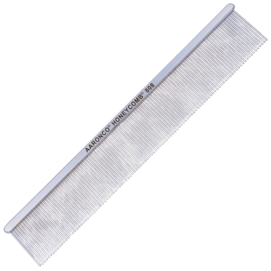 Aaronco 9"" Medium Honeycomb","Long fine-tooth grooming comb"