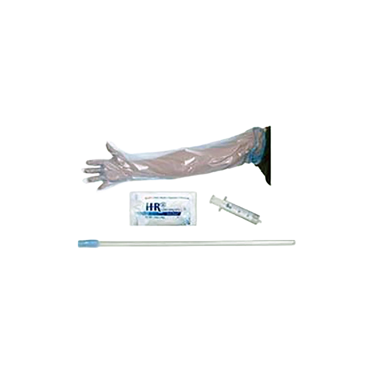 Insemination Kit,"Long clear insemination rod with glove, syringe, and packet"