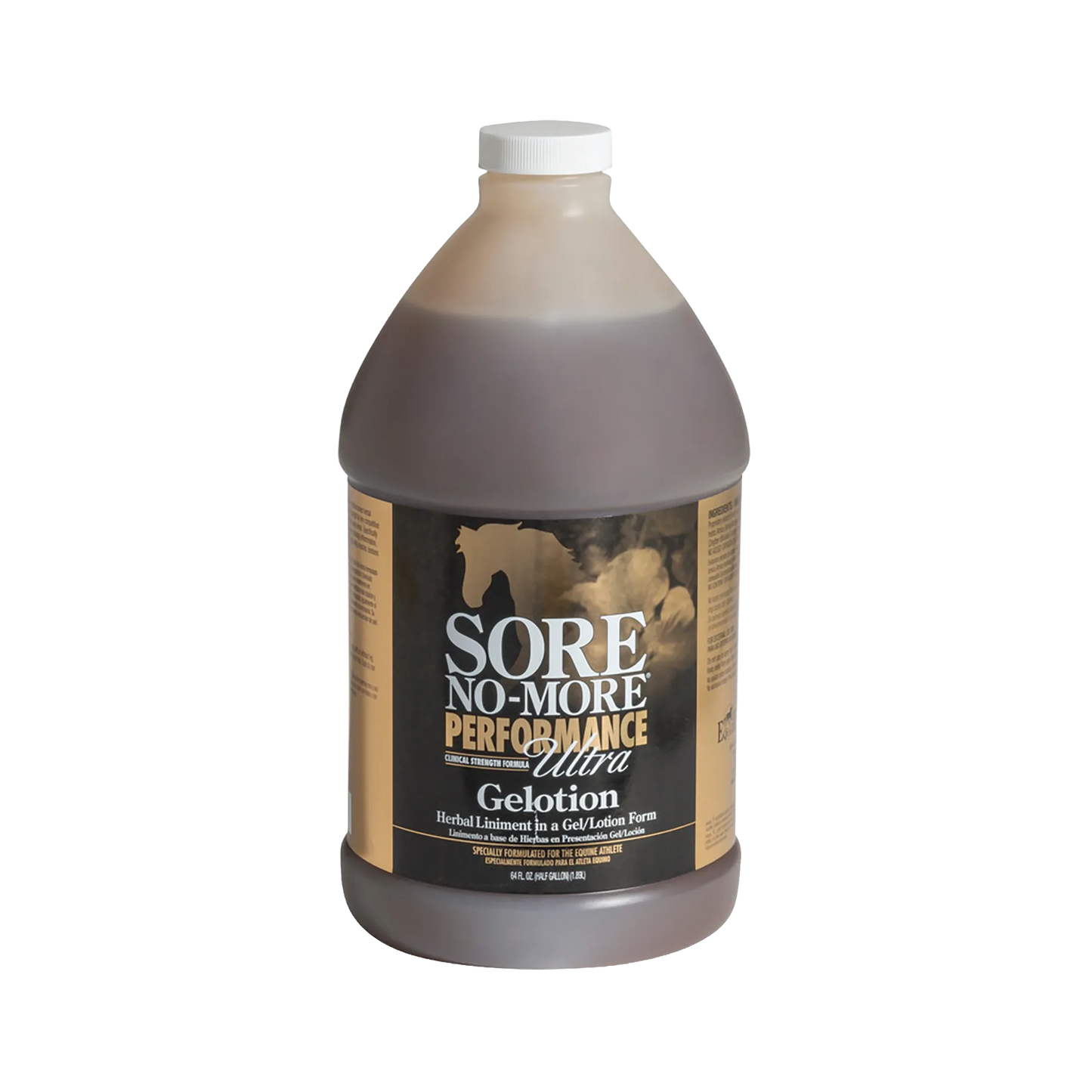 Sore No-More® Performance Ultra Gelotion,"Large brown bottle with white cap and front label"