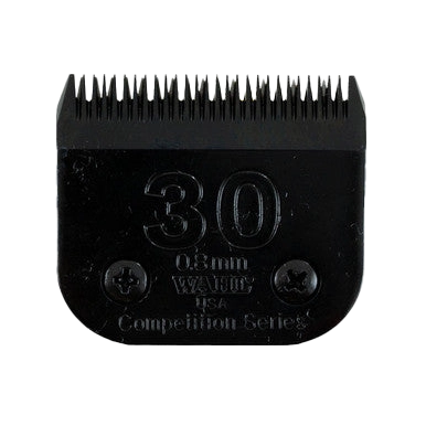 Wahl® Ultimate Competition Series Blades,"Black clipper blade with fine teeth"