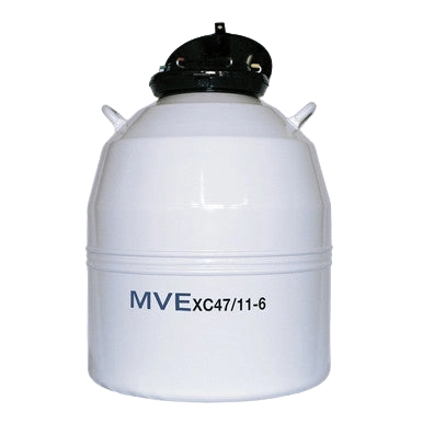 XC 47/11-6 Storage Tank,"White storage tank with black lid and side handles"