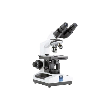 Revelation III Microscope,"Microscope with binocular eyepieces and stage"