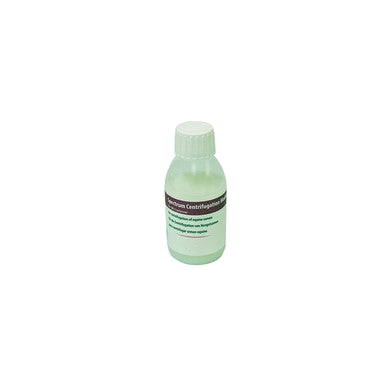 SBS Spectrum Centrifugation Media,"Small bottle with ribbed cap and green liquid"