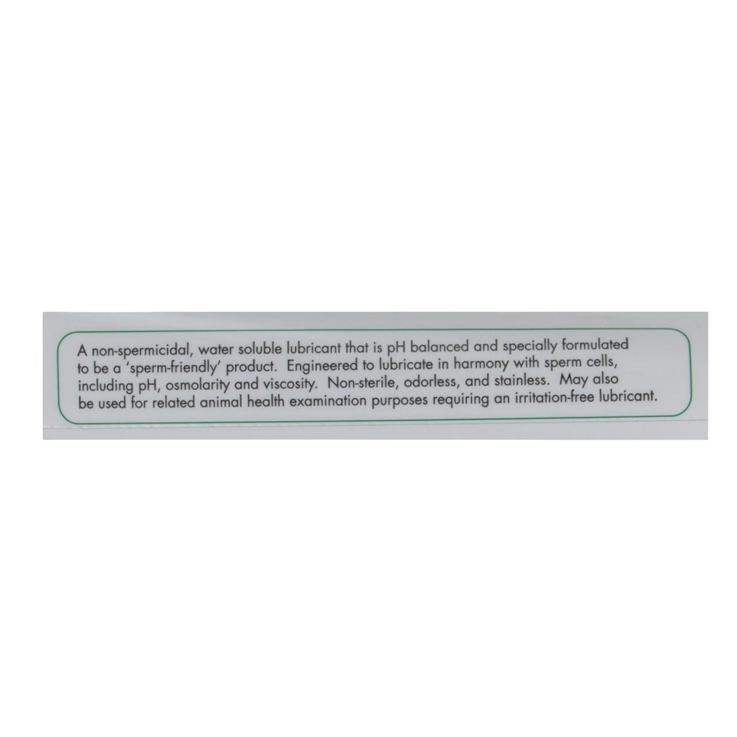 X-Ceed Non-Spermicidal Lubricant,"Close-up of side panel on product box"