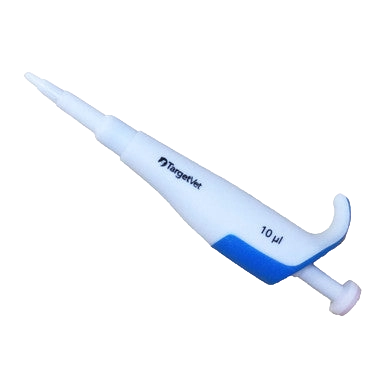 10 ul pipetter for Immuno-Chek G - IgG Test Kit,"White and blue 10 µl pipetter"