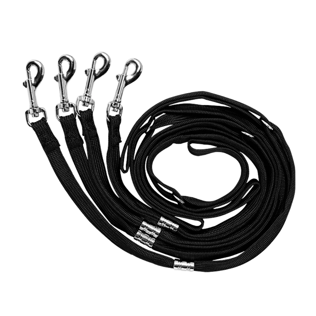 "50"" Dog Grooming 908P Electric Table with Drawer by Waggz","Set of four black grooming restraint loops with metal clips"