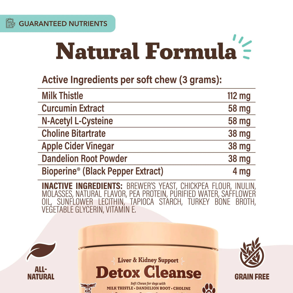 Liver & Kidney Supplement by Natural Dog Company