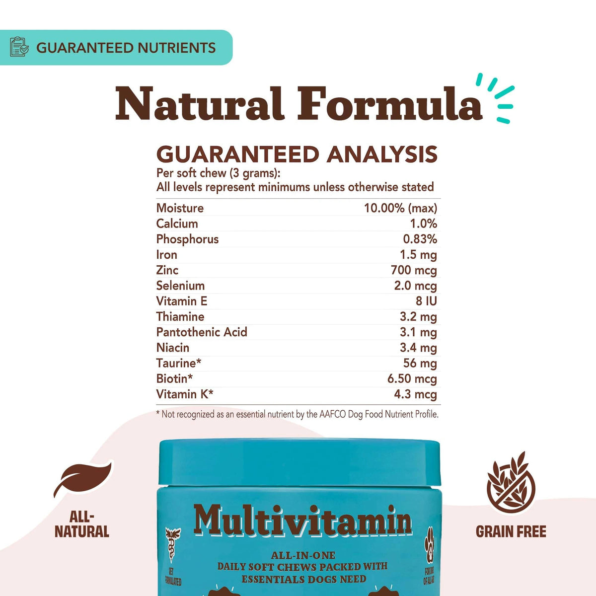Multivitamin Supplement by Natural Dog Company