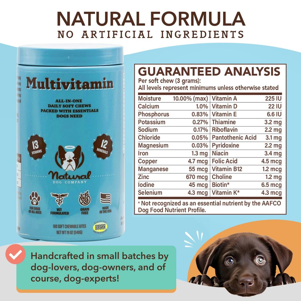 Multivitamin Supplement by Natural Dog Company
