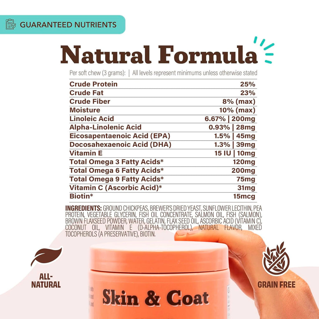 Skin & Coat Supplement by Natural Dog Company