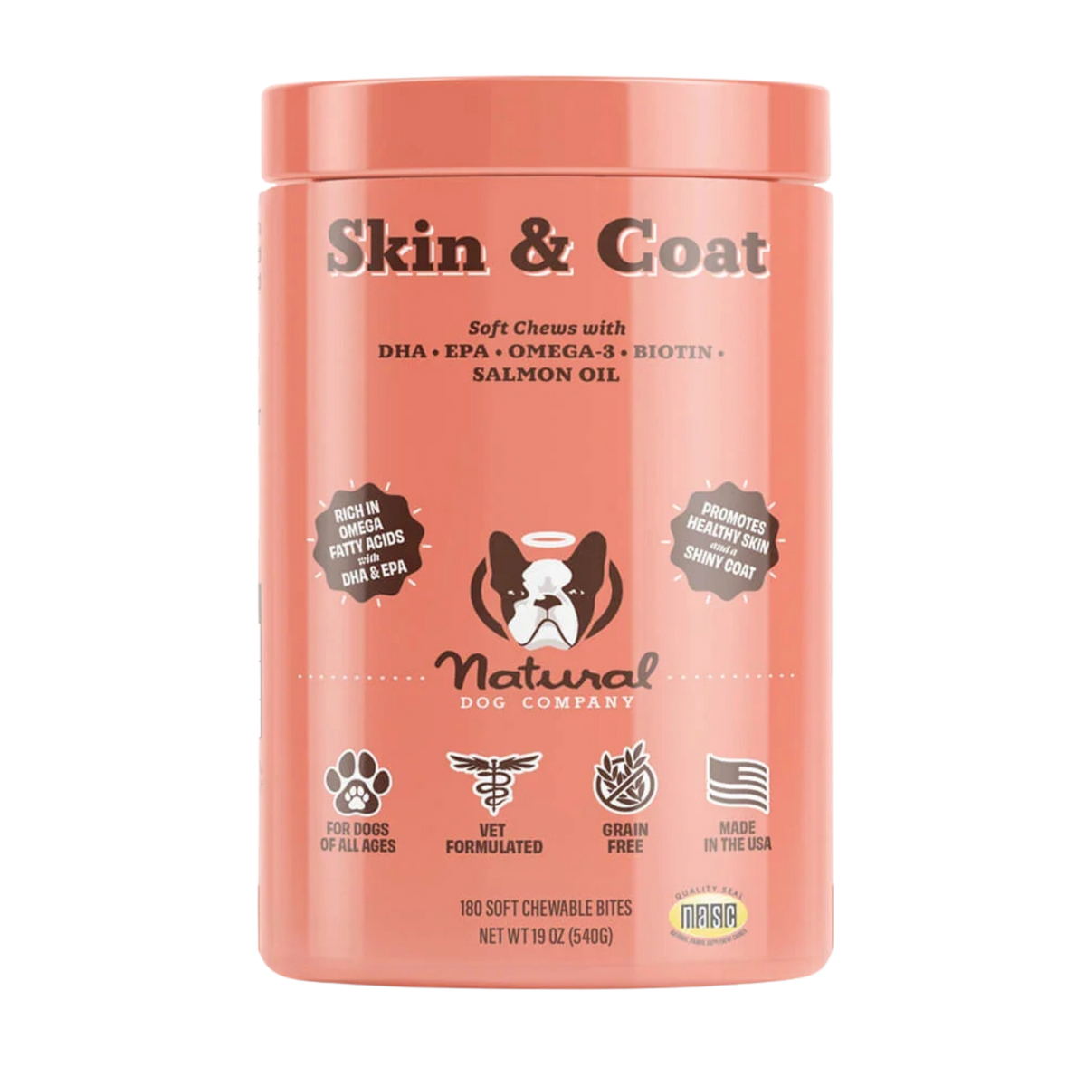 Skin & Coat Supplement by Natural Dog Company