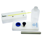 Manual Ball Sealer,"Sealer kit with bottle, white blocks, blue cap, and metal rod"