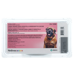 Nobivac® Intra-Trac® KC,"Clear plastic blister pack with pink label and dog image"