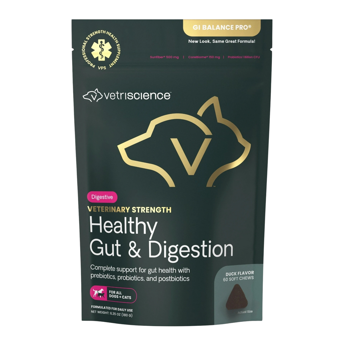 Veterinary Strength Healthy Gut & Digestion for Dogs & Cats by VetriScience
