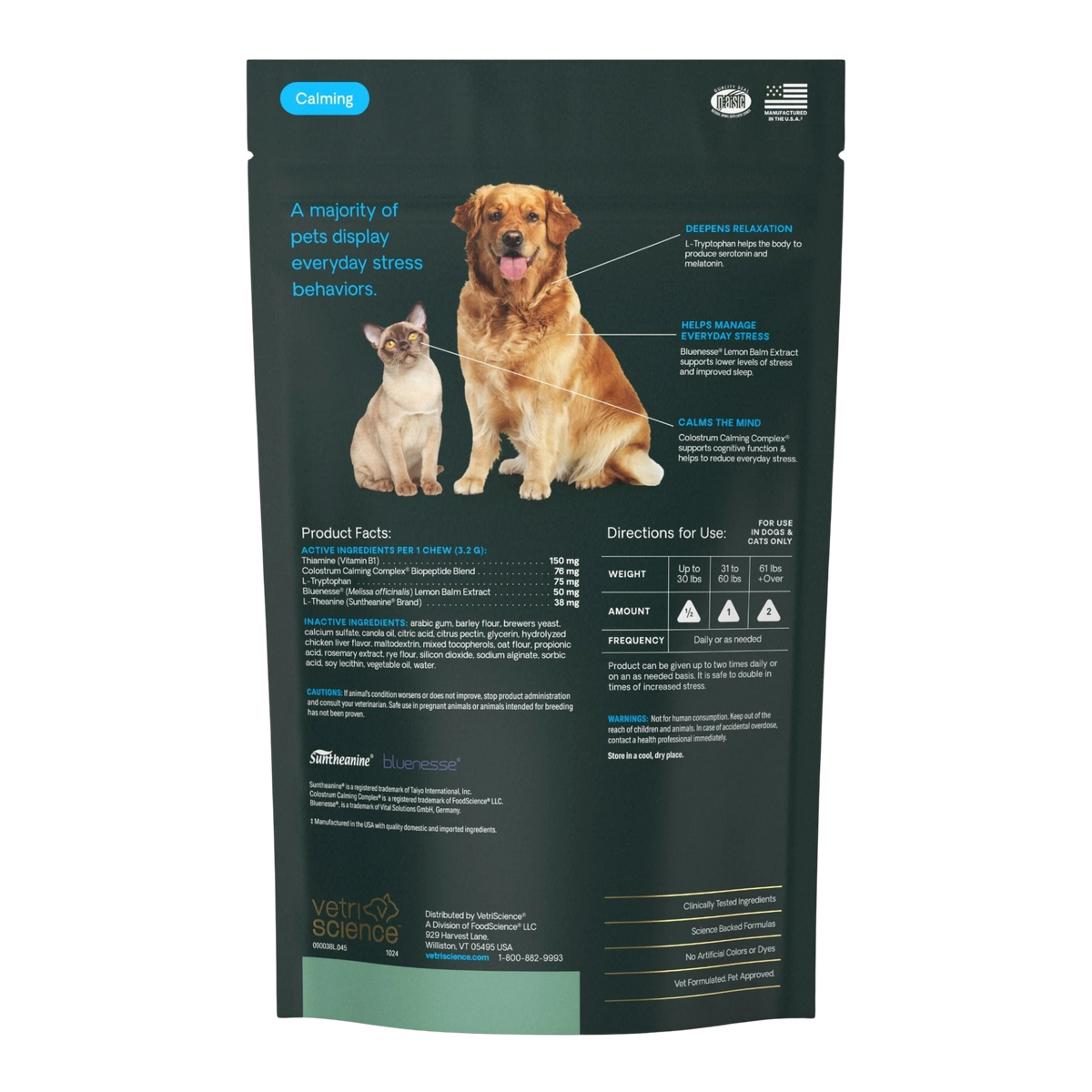 Max Veterinary Strength Calm & Confident for Dogs & Cats by VetriScience