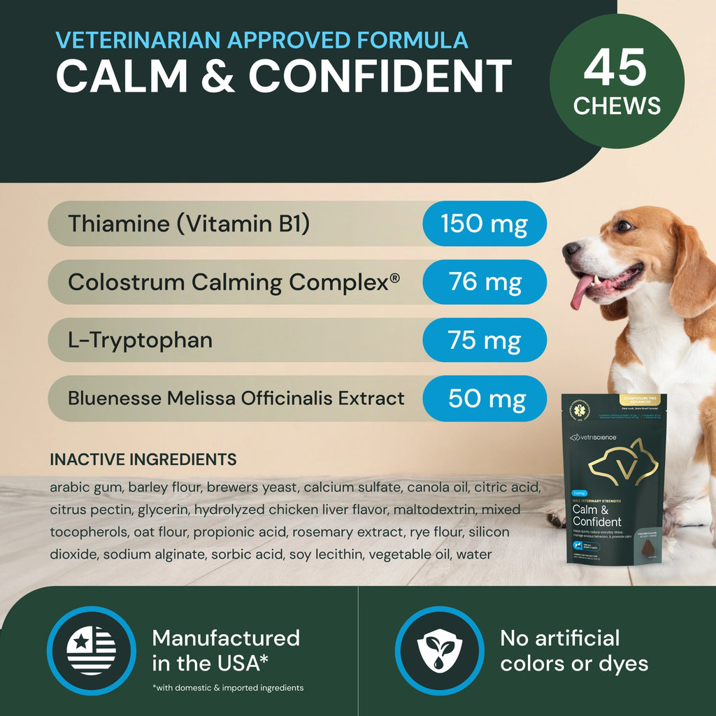 Max Veterinary Strength Calm & Confident for Dogs & Cats by VetriScience