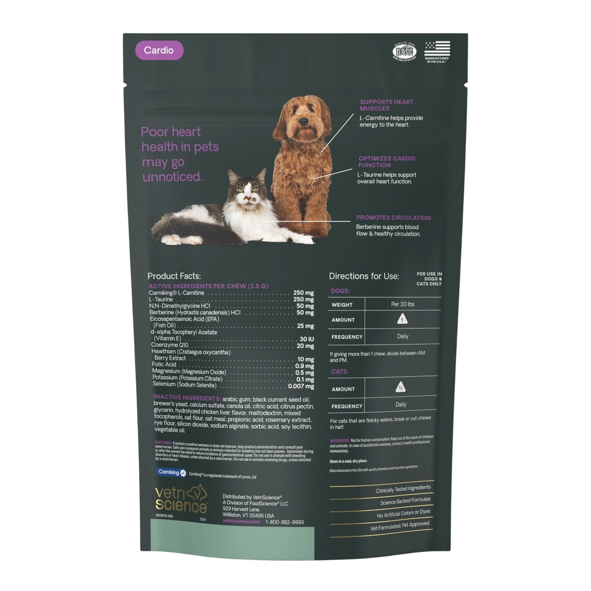 Veterinary Strength Healthy Heart for Dogs & Cats by VetriScience