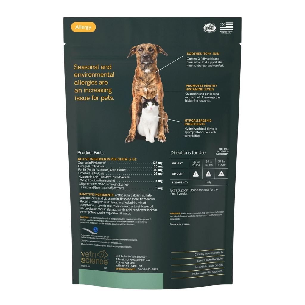 Veterinary Strength Allergy & Itch Support for Dogs & Cats by VetriScience