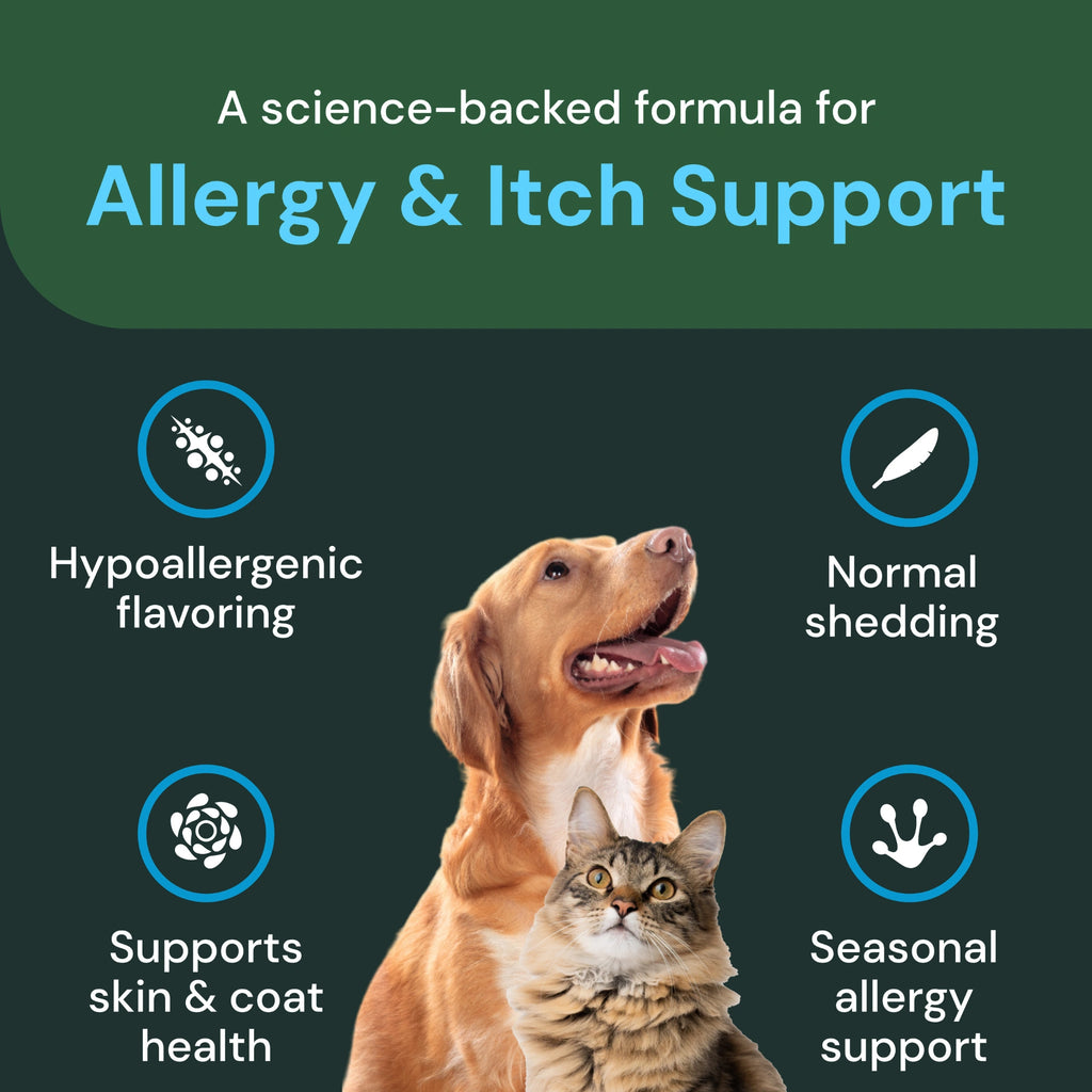 Veterinary Strength Allergy & Itch Support for Dogs & Cats by VetriScience