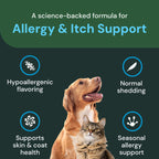 Veterinary Strength Allergy & Itch Support for Dogs & Cats by VetriScience