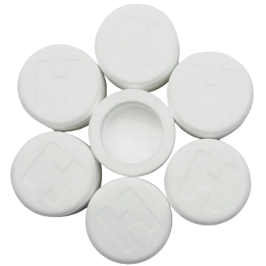 Puppywarmer Oxygen Concentrator Replacement Parts,"Set of six round white caps"