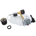Missouri AV Fill Kit with Thermometer,"Brass valve assembly with clear tubing and digital thermometer"