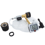 Missouri AV Fill Kit with Thermometer,"Brass valve assembly with clear tubing and digital thermometer"