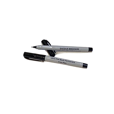 Ultra Fine Point Cryo Marker,"Two black capped marker pens"