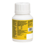 Safe-Guard® Dewormer for Goats Cattle,"White bottle with yellow label, back view"