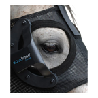 Equilume Replacement Cup,"Black cup attachment mounted on horse eye mask"