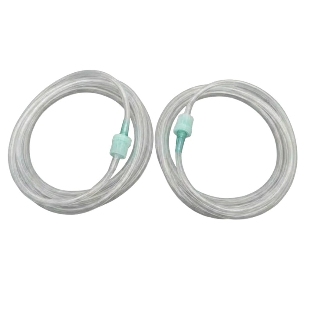 Puppywarmer Oxygen Concentrator Replacement Parts,"Two coiled clear oxygen tubes with green connectors"