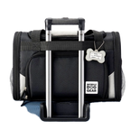 Mobile Dog Gear Pet Carrier Plus,"Black pet carrier bag with telescoping handle and bone tag"