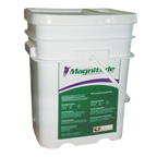 Magnitude,"White plastic bucket with lid and front label"