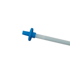 IUI Universal Pipette,"Close-up of blue handle and clear pipette tube"