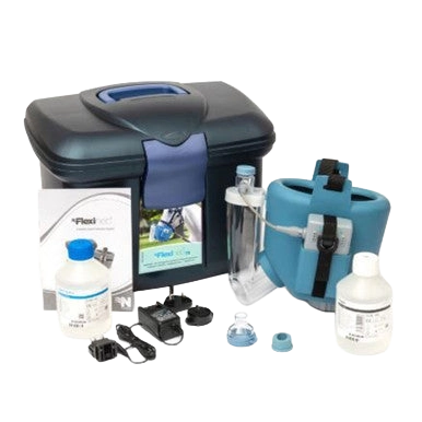 Flexineb® E3 Portable Equine Nebulizer Complete System with 2 Standard Med Cups,"Portable nebulizer kit with carry case, mask, bottles, and accessories"