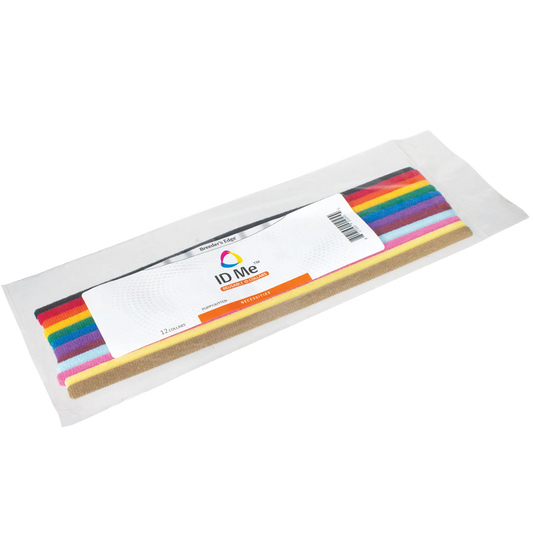 Breeder's Edge® ID Me™ Collars,"Assorted colored collar strips in clear plastic sleeve"