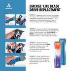 Emerge Lite Clipper Blue by Andis