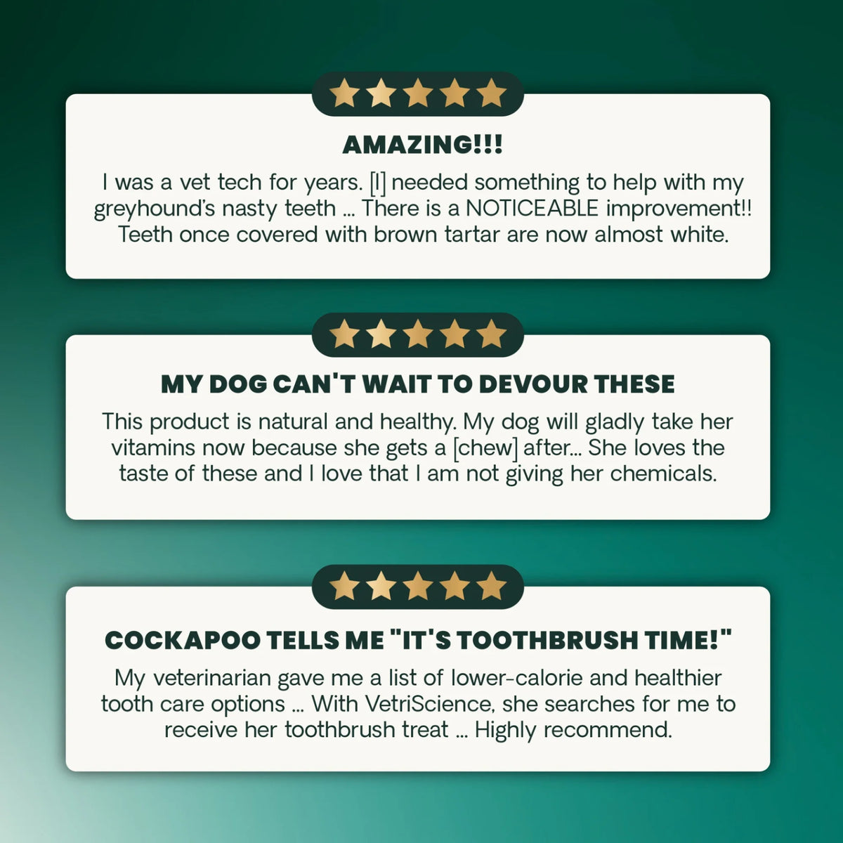 Dental Care Dental Chews for Dogs by VetriScience