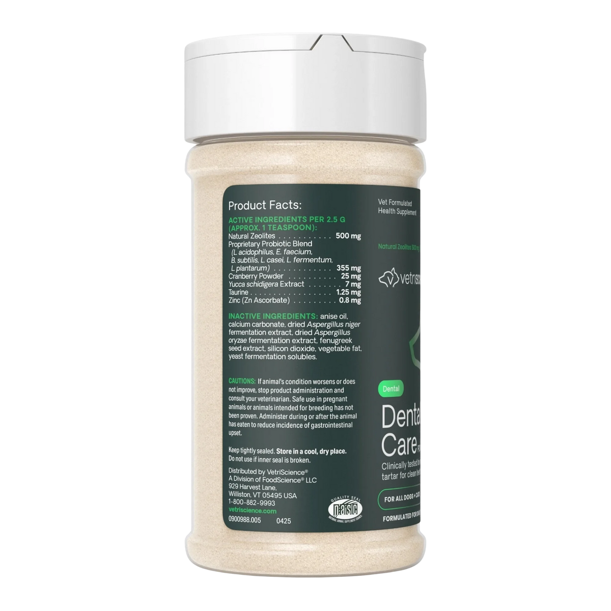 Dental Care Powder for Dogs & Cats by VetriScience