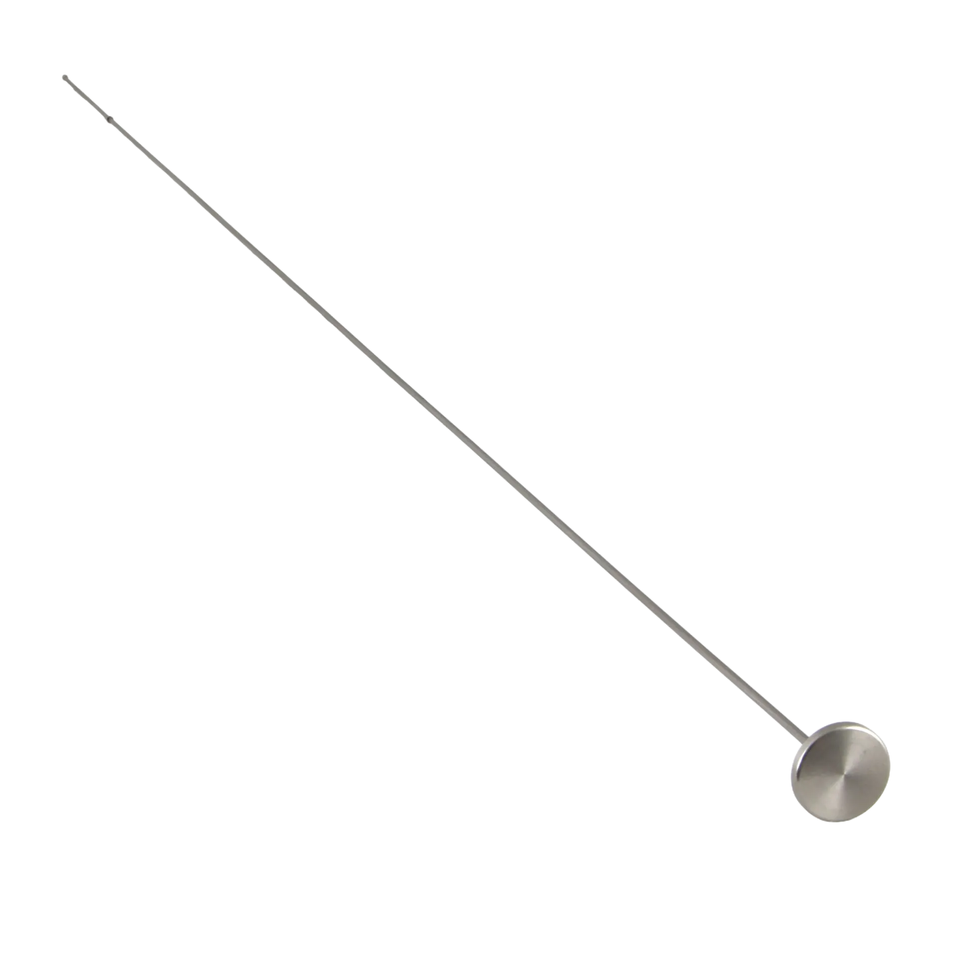 Stylet, Flexible","Long flexible metal stylet with round handle"