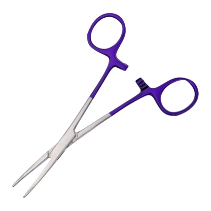 Aaronco Hemostat Straight with Purple handles