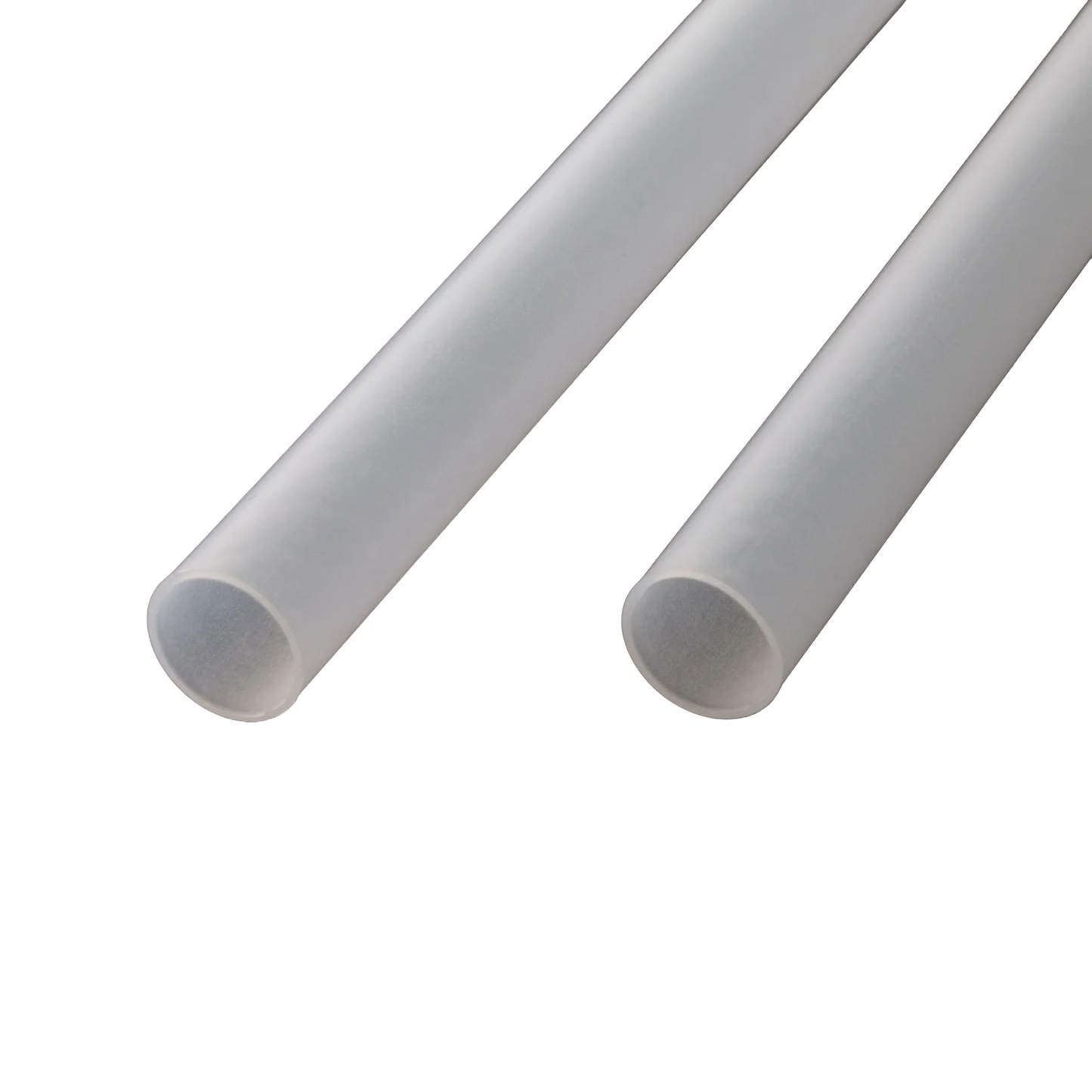 Holding Goblets,"Pair of clear cylindrical tubes with open ends"