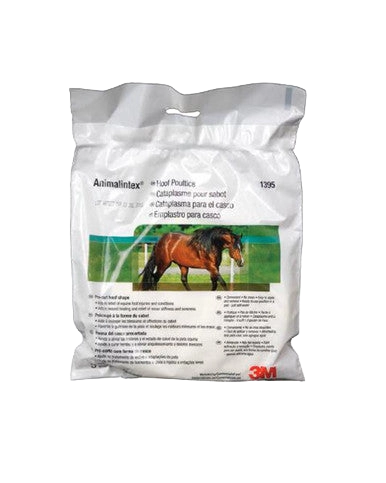 Animalintex® Treatment Poultice Pads,"Sealed poultice pad pouch with horse image"