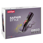 Purple Saphir Cordless Clipper Two Batteries by Heiniger and FREE Blade,"Retail box with clipper image on front"