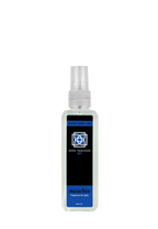 Maschio Fragrance,"Clear rectangular spray bottle with black and blue label"