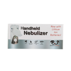 Puppywarmer Handheld Nebulizer,"Product box with handheld nebulizer and mask illustration"